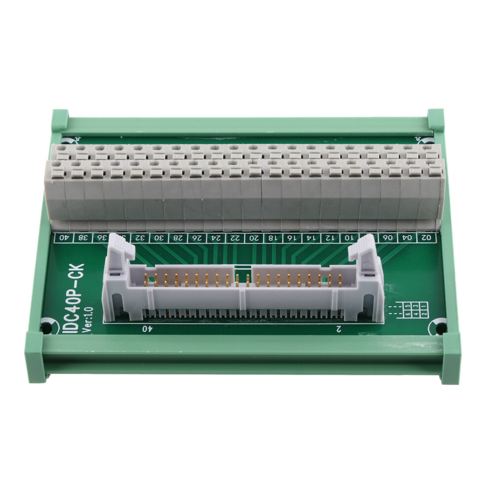 Header Breakout Board Terminal Block Idc40pâCk 40Pin Screw-Free 14-26Awg 0.8A 8491359305502