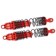 110mm Metal Shock Absorbers 2Pcs for 1/10 RC Cars Rear Red Damper
