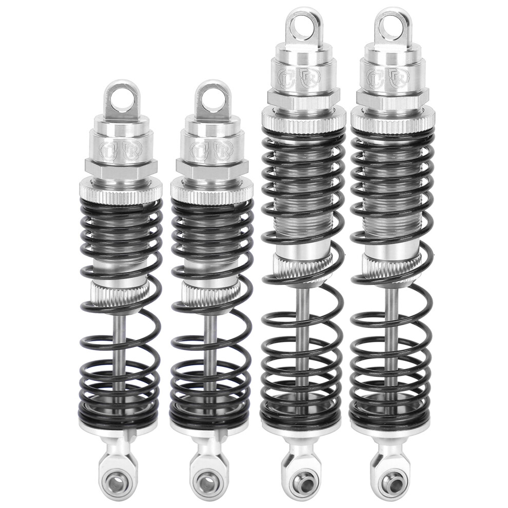 4Pcs Metal RC Shock Absorbers for 1/10 Slash Cars, Silver-image-OPC-PMTNQ7J-NEW