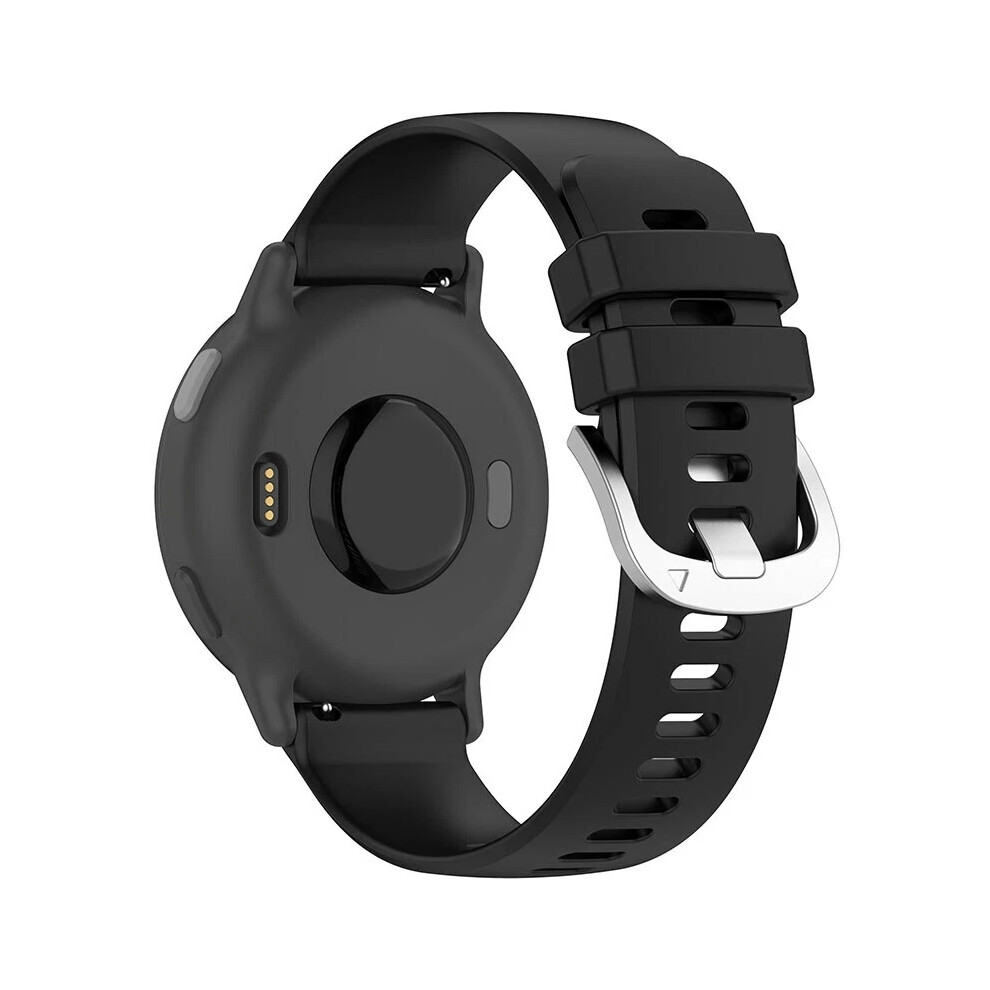 (, 18Mm) For Garmin Venu3/2 Venu3s/2S 18/22Mm Sports Silicone Strap Wristband Watch Band Black 4069369229749