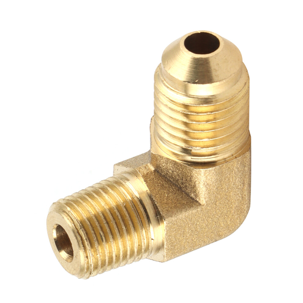 4 An To 1/8 Npt Brass 90 Male Elbow Hose Fitting, Anti-Corrosion 5041359306721