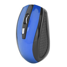 Energy-Saving Blue Wireless Mouse with 1600DPI and Fast Transmission