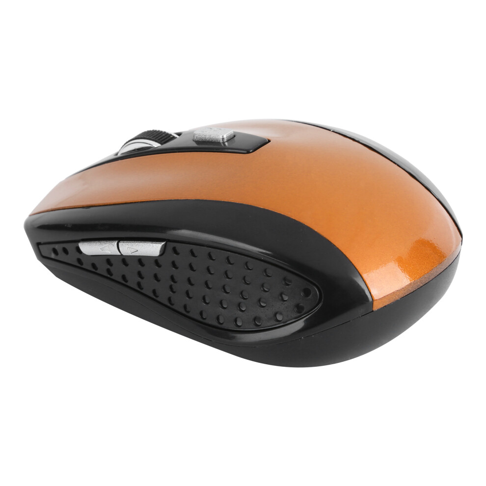 Wireless Mouse With Silent Click 1600Dpi Ergonomic Design Orange 3611359306889