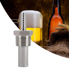 2 Micron Inline Sauerstoffstein 1/2" MPT 1/4" Barbed für Carbonisierung & Belüftung