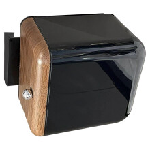 Big Opening Wall Mounted Trash Bin With Sliding Cover For