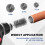 3 Size Drill Mounted Copper Tube Cleaner Set Efficient Rust 5