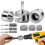 3 Size Drill Mounted Copper Tube Cleaner Set Efficient Rust 6