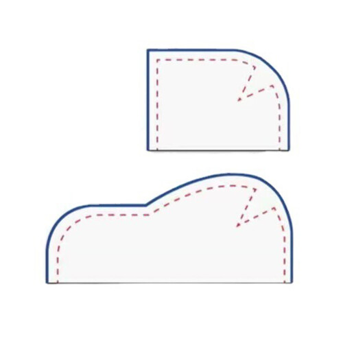Acrylic Crafting Template for Pillow Making Embroidery-M