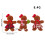 Gingerbreads Man Christmas Tree-Gingerbread man with 5
