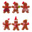 Gingerbreads Man Christmas Tree-Gingerbread man with 2