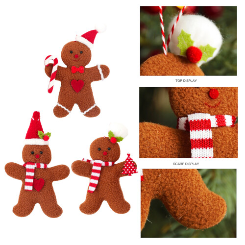 Gingerbreads Man Christmas Tree-Gingerbread man with 2