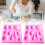 Easy Cleaning Conch Shell Silicone Mold Baking Cake-Pink 5