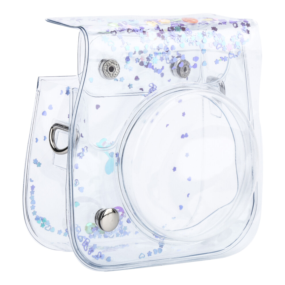 Transparent Pvc Camera Bag For Instax Mini 11/9/8 12.5X6.5x14cm Purple 4021359309824