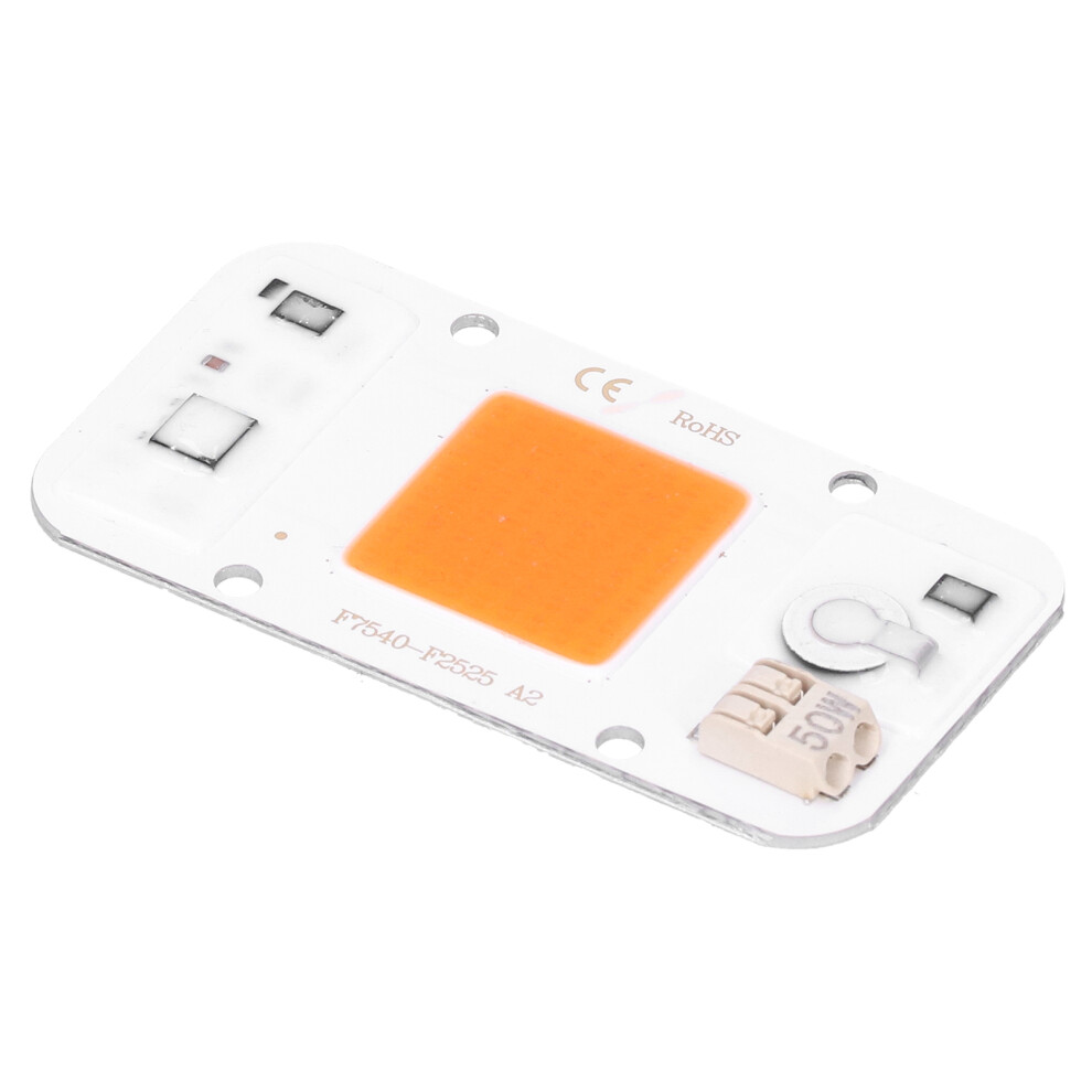 20W/30W/50W 220V Full Spectrum Cob Led Chip Panel - 25X25mm /Warm White/Light 8301359309960