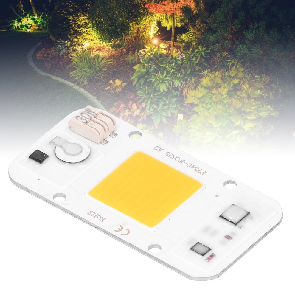 Full Spectrum 220V 50W 30W 20W Led Cob Chip Panel Warm Light/White 8701359309982