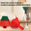 Ensemble d'entonnoirs en Silicone en forme d'arbre de noël, 5