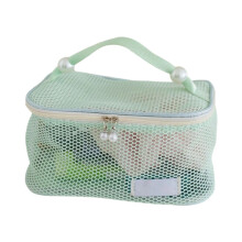 Sac à cosmétiques en maille de Nylon, capacité-Vert