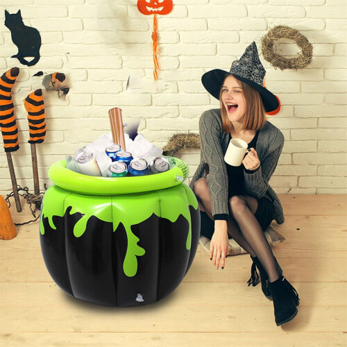 Seau de stockage multifonctionnel-Glace de sorcière d'Halloween 1