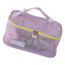 Fashion Makeup Storage Bag Mesh Ventilation Systems-Purple