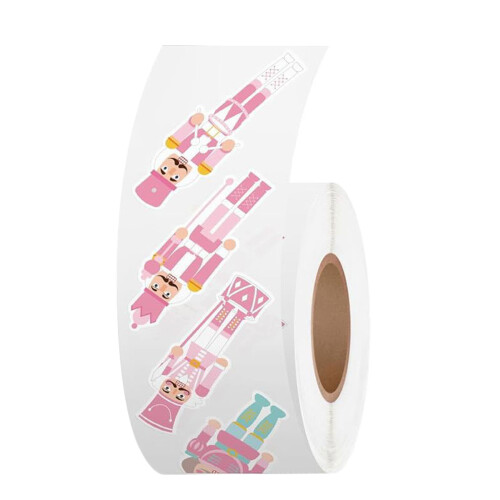 Christmas Nutcrackers Sticker Roll Xmases Nutcrackers King