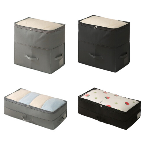 Multifunctionele organizerbox met-grijs Vier vierkante doos retr 1