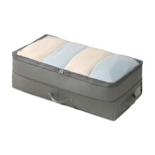 Foldable Fabric Storage Bin For-grey Retractable bed box
