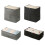 Dustproof Foldable Storage Container-grey Four square box retr 2