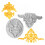Decorative Baking Molds With Antique Flower-Style A 5