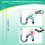 5pcs Extra Long Pipe Cleaner Tool Drain Clog Remover Drain 4