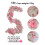 Fall Home Decoration Pink Pumpkin Fireplaces Accent with 3