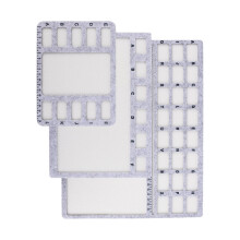 Tapis de perles portables légers, ensemble de 3 pièces, tailles