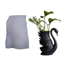 Moule polyvalent en Silicone en forme de cygne, jardinière de