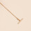 Collier à breloques en verre à facettes élégant, fermoir 5