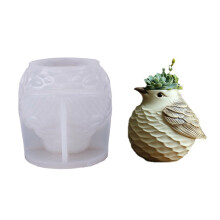 Moule de jardinière d'oiseaux en Silicone Flexible, pour