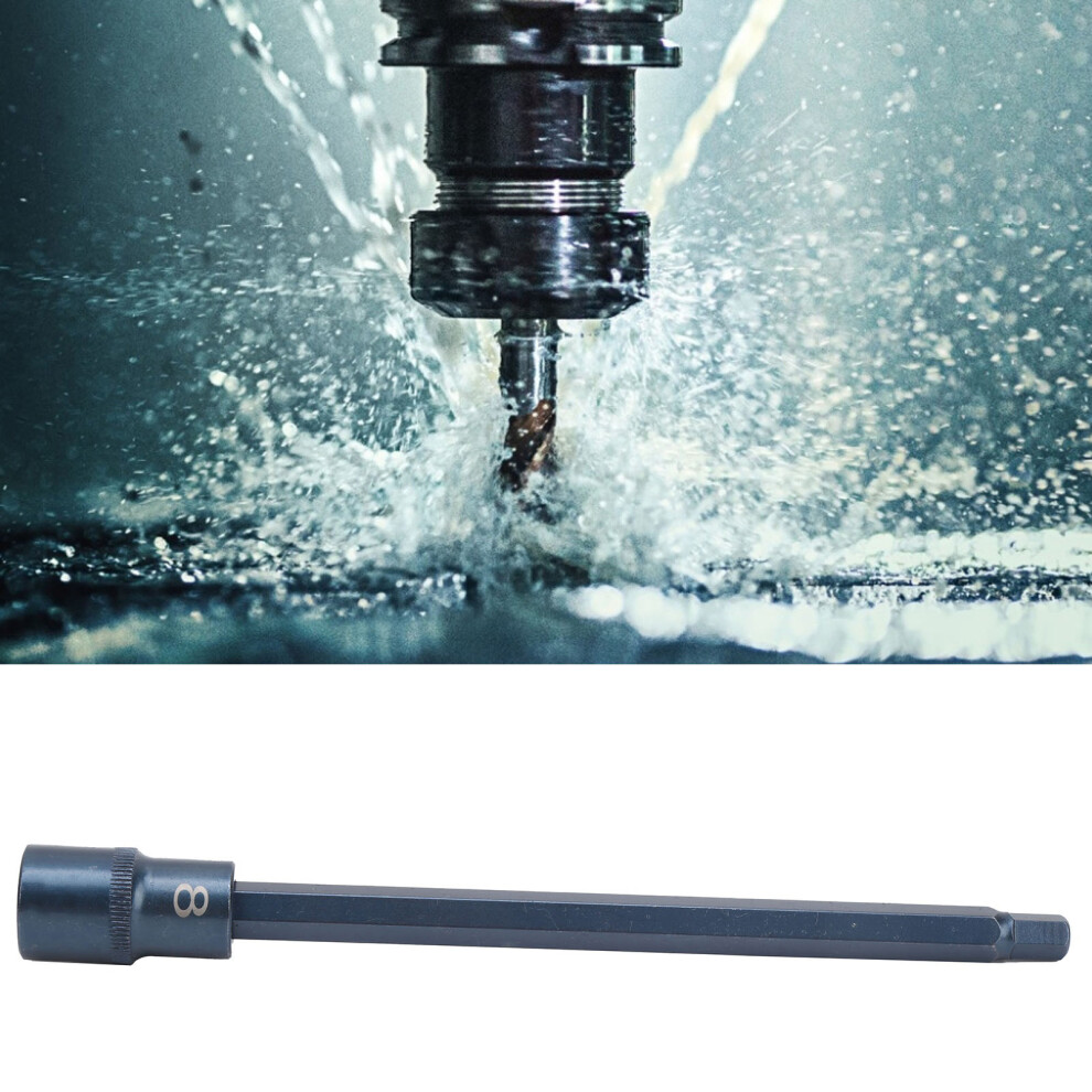 S2 Alloy Steel Hex Socket Bit 1/2In Square, Bluing, 200Mm 6911359313076