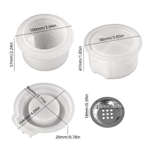 Moule en Silicone réutilisable en forme de maison, pour la 2