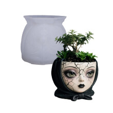 Jardinière en céramique créative, moule en Silicone, outil