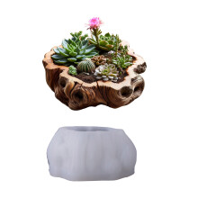 Detailed Wood Texture Silicone Mold For Concrete Crafts And
