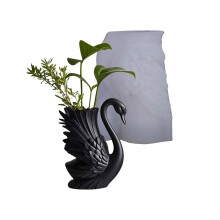 Reusable Silicone Mold Decorative Swan Planter Resin Casting DIY