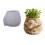 Flexible Silicone Craft Mold Sheep Shape Embossed Flowerpot 1