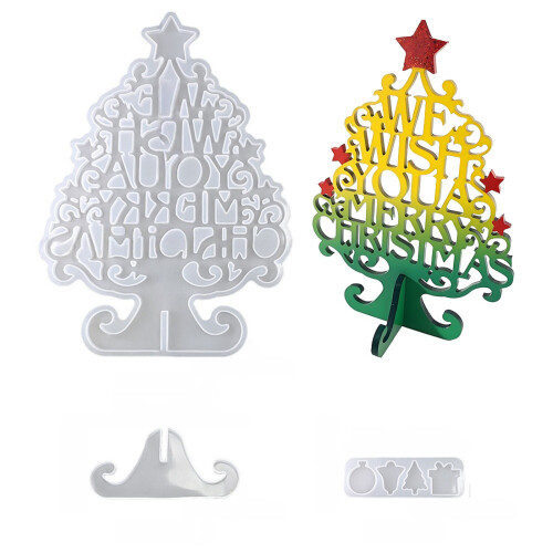 Multifuntional Christmas Tree Shape Silicone Moulds for