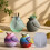 Detachable Silicone Bird Planter Mold For Creative Cement 6