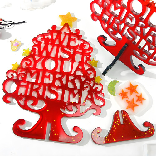 Multifuntional Christmas Tree Shape Silicone Moulds for 1