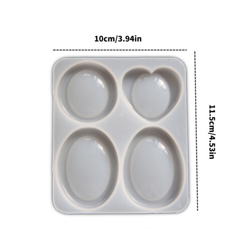 Reusable Silicone Mold Making Glossy Decorative For Resin Clay 2