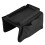 Couch Armrest Storage Pack for Remote & Drinks Black Fabric with Cup Holder 2