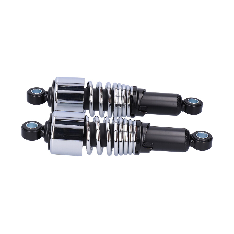 Durable 10.5in Black Chrome Shocks for XL883/XL1200R Rust-Resistant-image-OPC-PMTNWF6-NEW