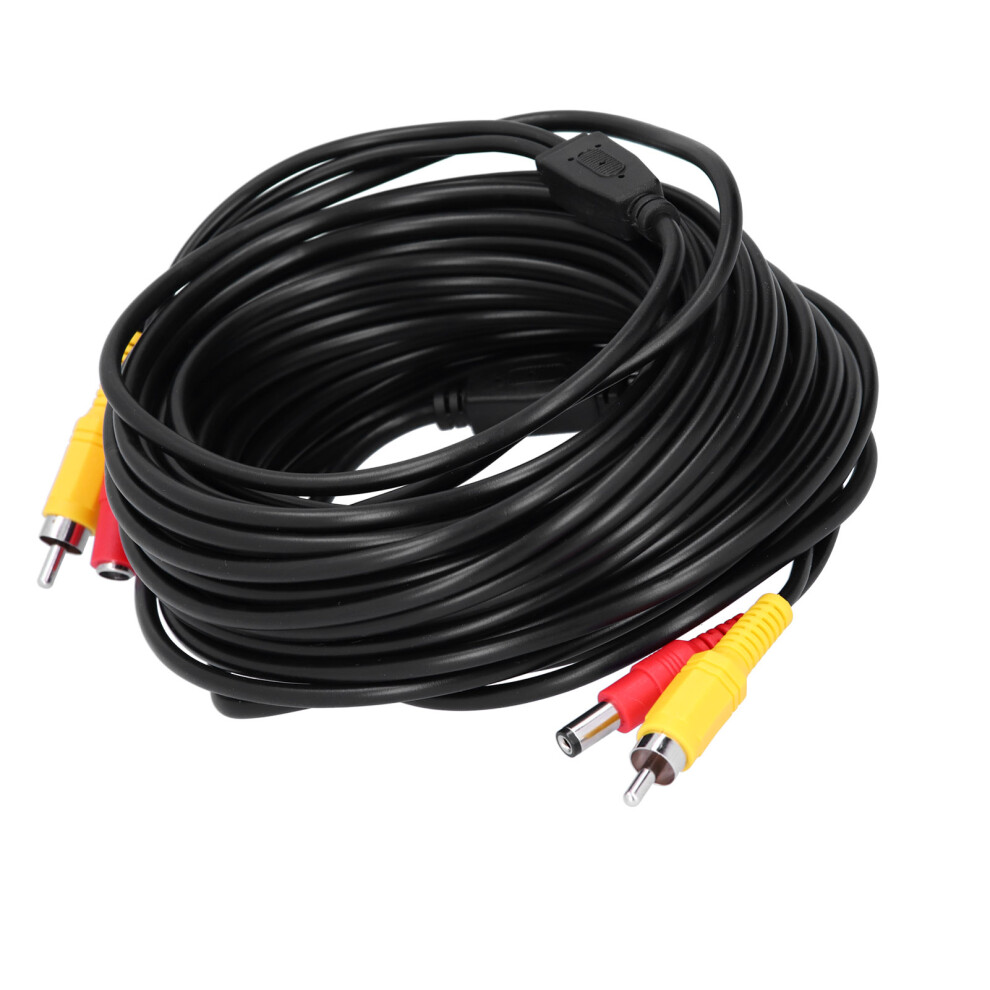 Video & Power Cctv Cable 2-In-1 Rca+Dc Connector 15M/49.2Ft 8431359315620