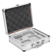 Tattoo-Maschine Reisetasche mit Schloss, gepolsterter Aluminiumlegierung-Aufbewahrungsbox