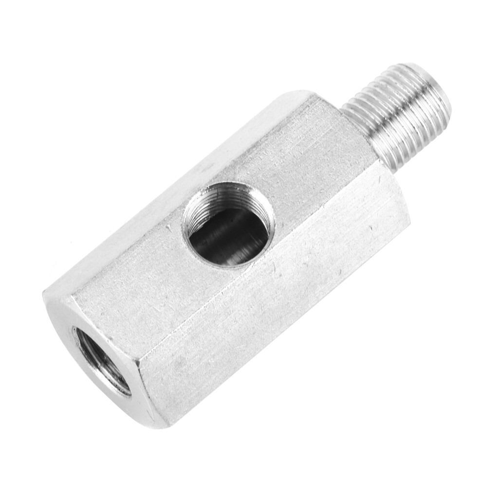 Durable 1/8In Npt To M10x1.0 Oil Pressure Tee Adapter For Gauges 7611359321420