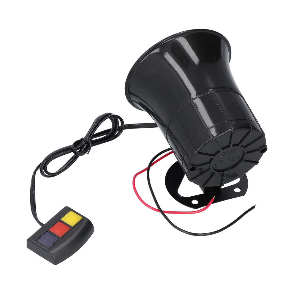 Car Horn 12V 30W 105Db Emergency Siren With 3 Tones For Car Motorcycle Mopeds 8411359322927